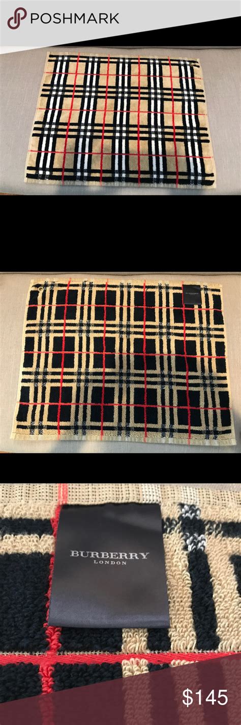 burberry luxury towels|burberry golf towel.